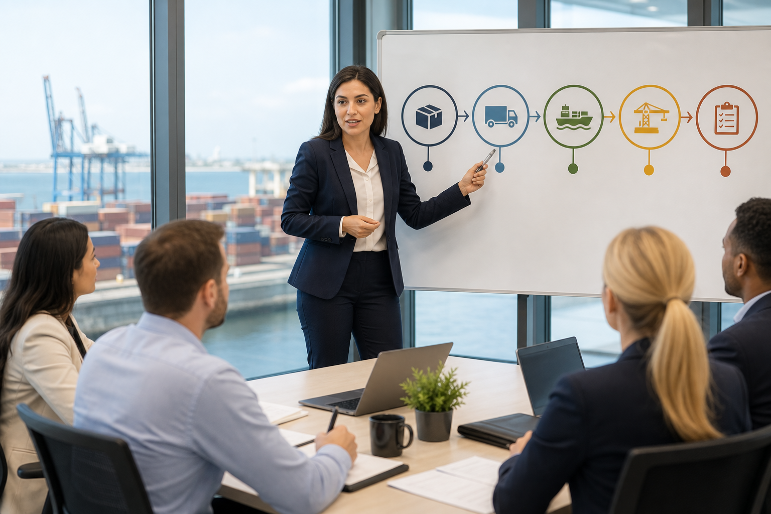 Five-step freight coordination process